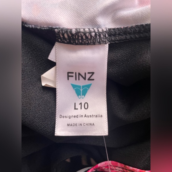 New Finz Women Floral Bikini One Piece Size L10 - Picture 8 of 9